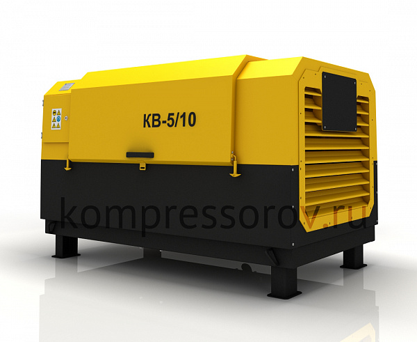 Компрессор КВ-5/10 c дизельным приводом